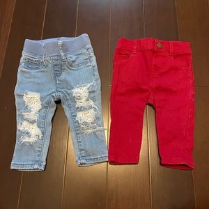 3-6 M Baby Gap Jeans & Garanimals Pant Bundle